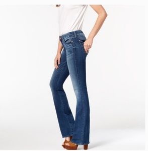 Seven7 dark flare jeans